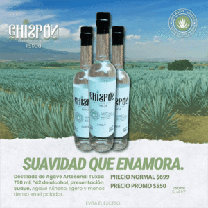 Chispón Destilado de Agave Tuxca Suave 750ml
