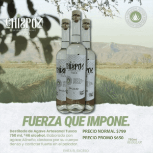 Chispón Destilado de Agave Tuxca Regular 750ml