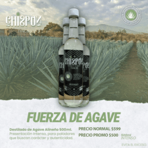 Destilado de Agave Artesanal Tuxca 500ml (Intenso)