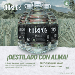 Tuxca 5 litros a granel Agave Alineño (Intenso)